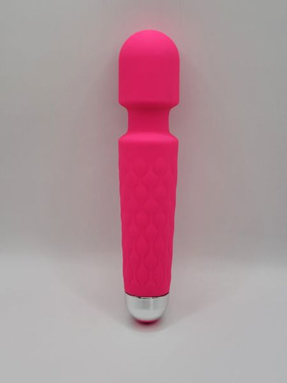 PORTABLE & POWERFUL SILICONE WAND VIBRATOR