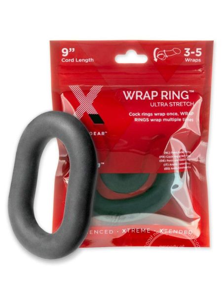 XPLAY SILICONE WRAP RING ULTRA STRETCH 9 INCH - BLACK