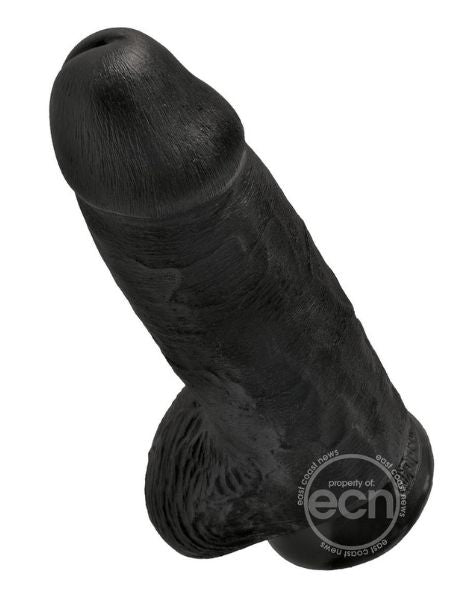 KING COCK CHUBBY DILDO WITH BALLS 9 INCH