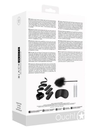 BED POST BINDINGS RESTRAINT KIT - BLACK