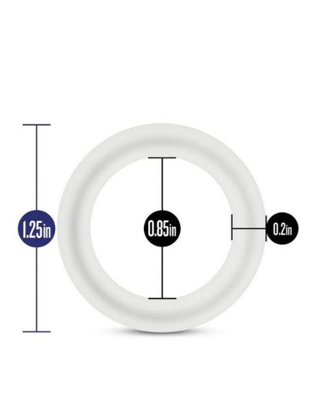 PERFORMANCE VS2 PURE PREMIUM SILICONE COCK RING - SMALL - WHITE