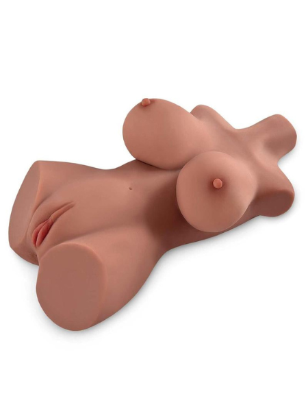 PDX PLUS PERFECT 10 TORSO REALISTIC BODY MASTURBATOR - CARAMEL