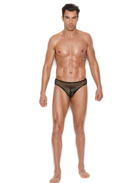 MEN'S FISHNET THONG BACK BRIEF