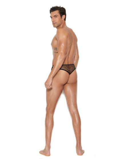 MEN'S FISHNET THONG BACK BRIEF
