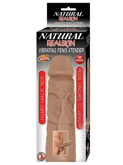 NATURAL REALSKIN VIBRATING PENIS XTENDER