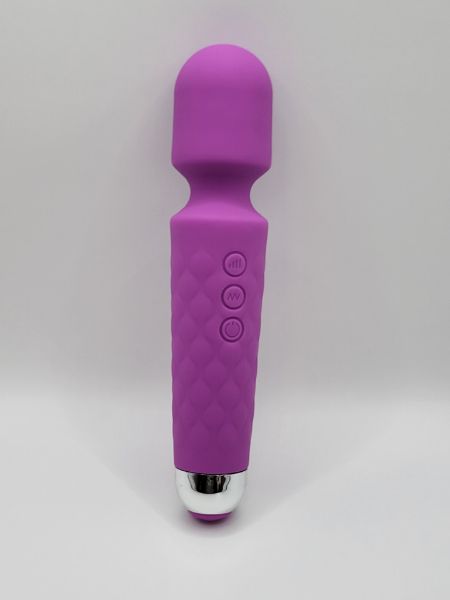 PORTABLE & POWERFUL SILICONE WAND VIBRATOR