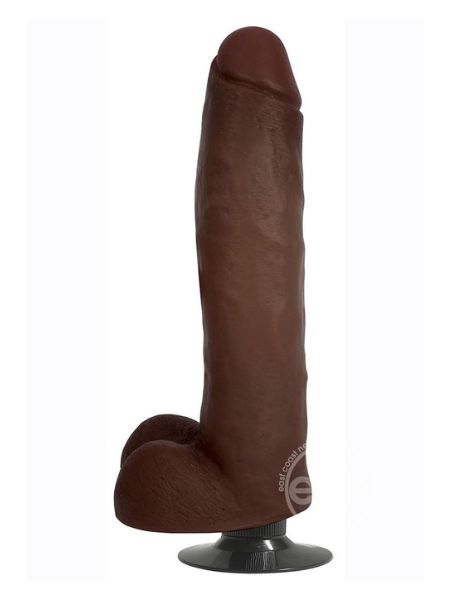 JOCK VIBRATING DILDO WITH BALLS 11 INCH