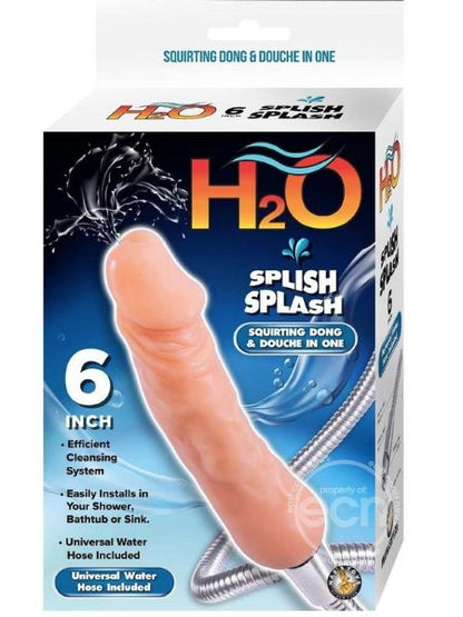 H2O SPLISH SQUIRTING DONG DOUCHE - VANILLA