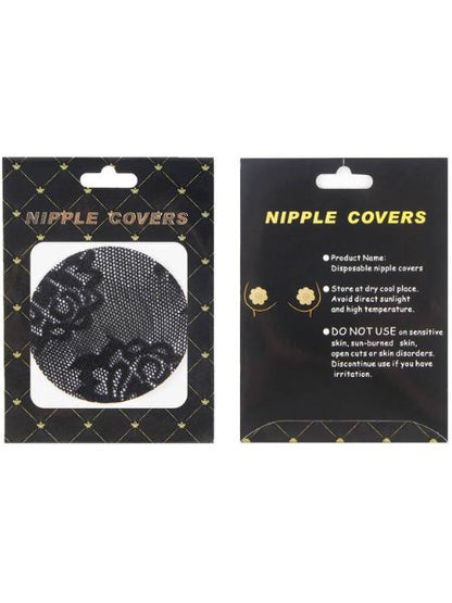 NIPPLE COVER - SEXY LACE BLACK