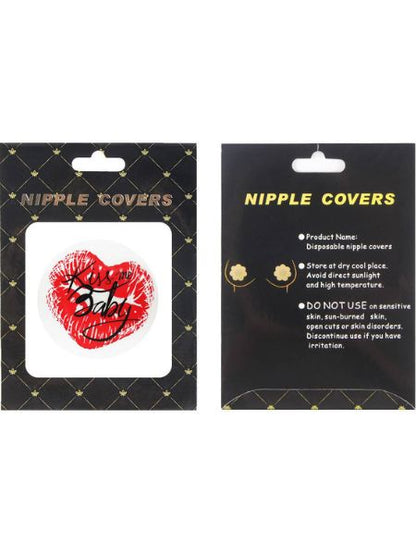 NIPPLE COVER - RED SLIP SHAPE RED