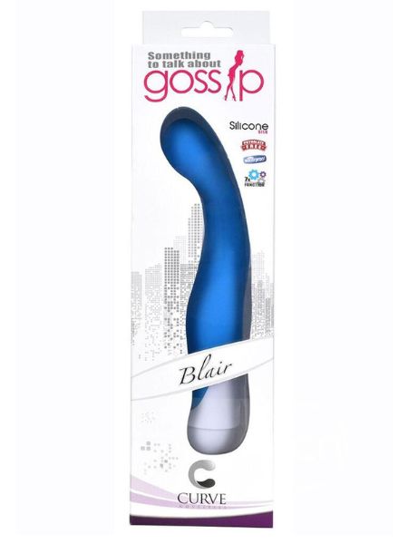 7 SPEED SILICONE G-SPOT VIBRATOR - BLUE