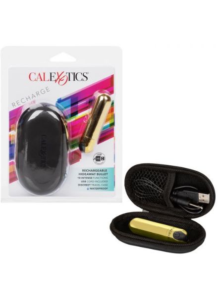 RECHARGEABLE HIDEAWAY BULLET GOLD