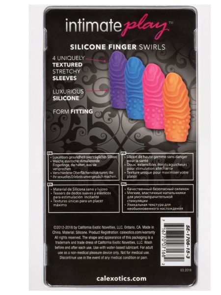 POSH SILICONE FINGER TEASERS SWIRL