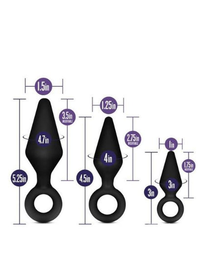 RIMMER SILICONE ANAL PLUG - BLACK