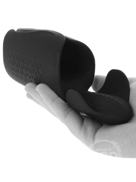 ULTIMATE RECHARGEABLE SILICONE MASTURBATOR - BLACK
