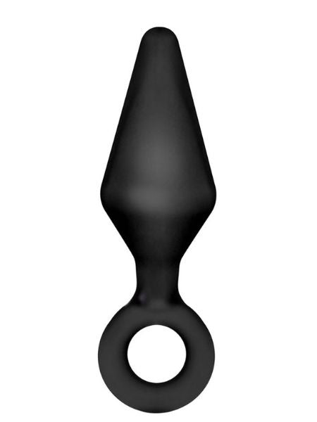 RIMMER SILICONE ANAL PLUG - BLACK