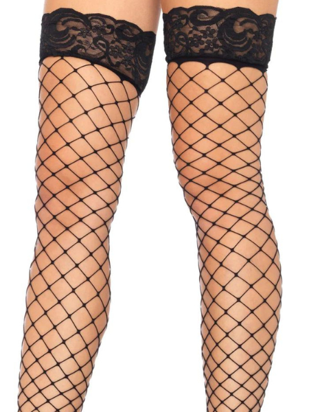 NET THIGH HIGH STOCKINGS