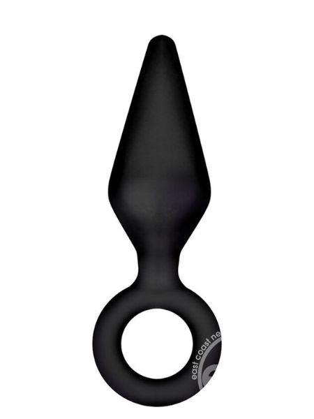 RIMMER SILICONE ANAL PLUG - BLACK