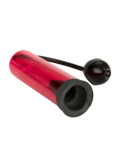 OPTIMUM SERIES MASTURSTROKE PUMP AND MASTURBATION KIT - RED