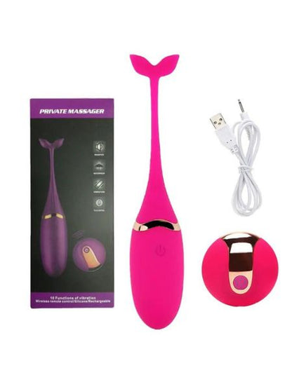 USB CHARGING WIRELESS REMOTE CONTROL FISH EGG VIBRATOR