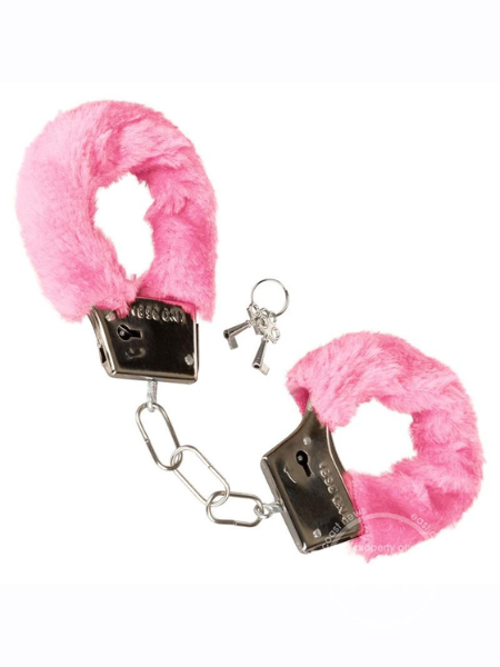 PLAYFUL FURRY CUFFS - PINK