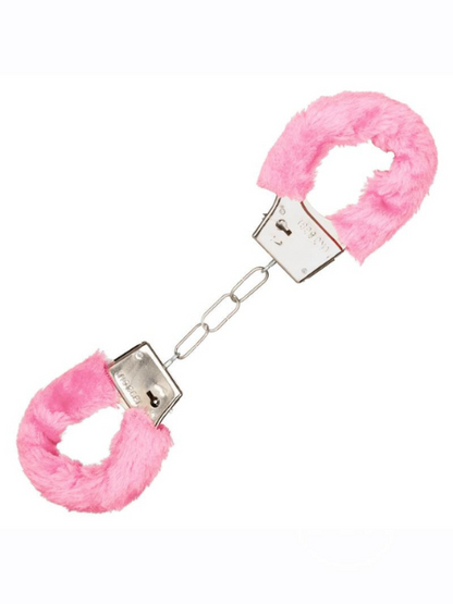 PLAYFUL FURRY CUFFS - PINK