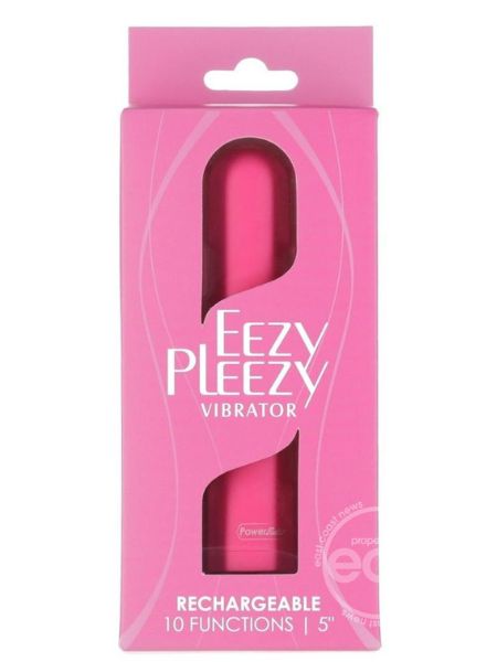 POWERBULLET EEZY PLEEZY RECHARGEABLE VIBRATOR 5 INCH - PINK