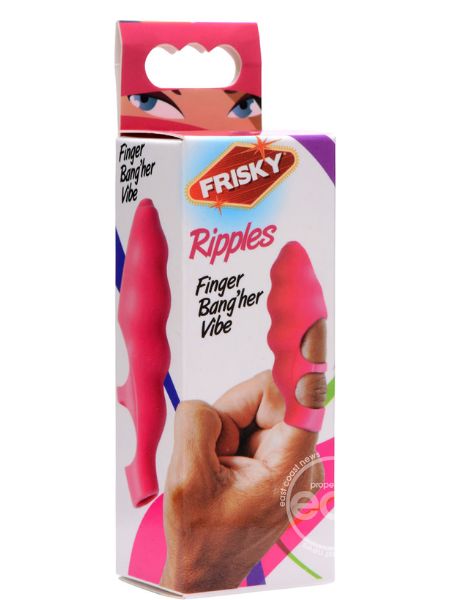FRISKY FINGER BANG HER VIBRATOR - PINK