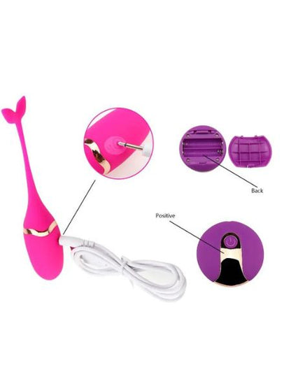 USB CHARGING WIRELESS REMOTE CONTROL FISH EGG VIBRATOR