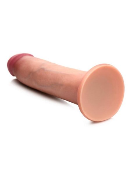 JOCK "DUAL DENSITY" SILICONE DILDO 8 INCH